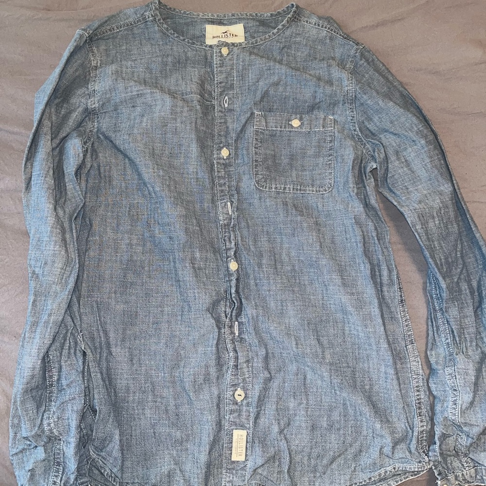Mens Hollister Denim Shirt